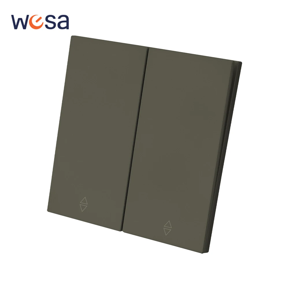 

Спрей для чувствительности кожи, пластиковая панель, настенный кулисный переключатель, стандарт ЕС, классический вкл./выкл., 2-полосный 2-позиционный кнопочный выключатель света, переключатель переменного тока, sposób