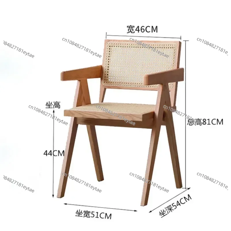 Modern Armrest Dining Chairs Italian Lazy Chair Backrest Minimalist Design Stylish Chaises Kitchen Furniture