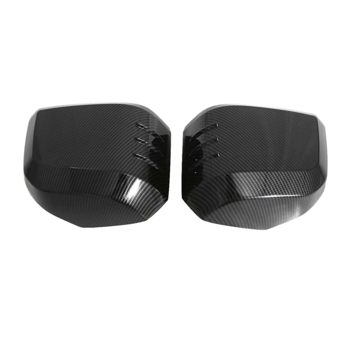 Car Rear View Side Mirror Shell Carbon Fiber Style Fit for Toyota Hiace 2019 Car Styling Mirror Accessories,2Pcs