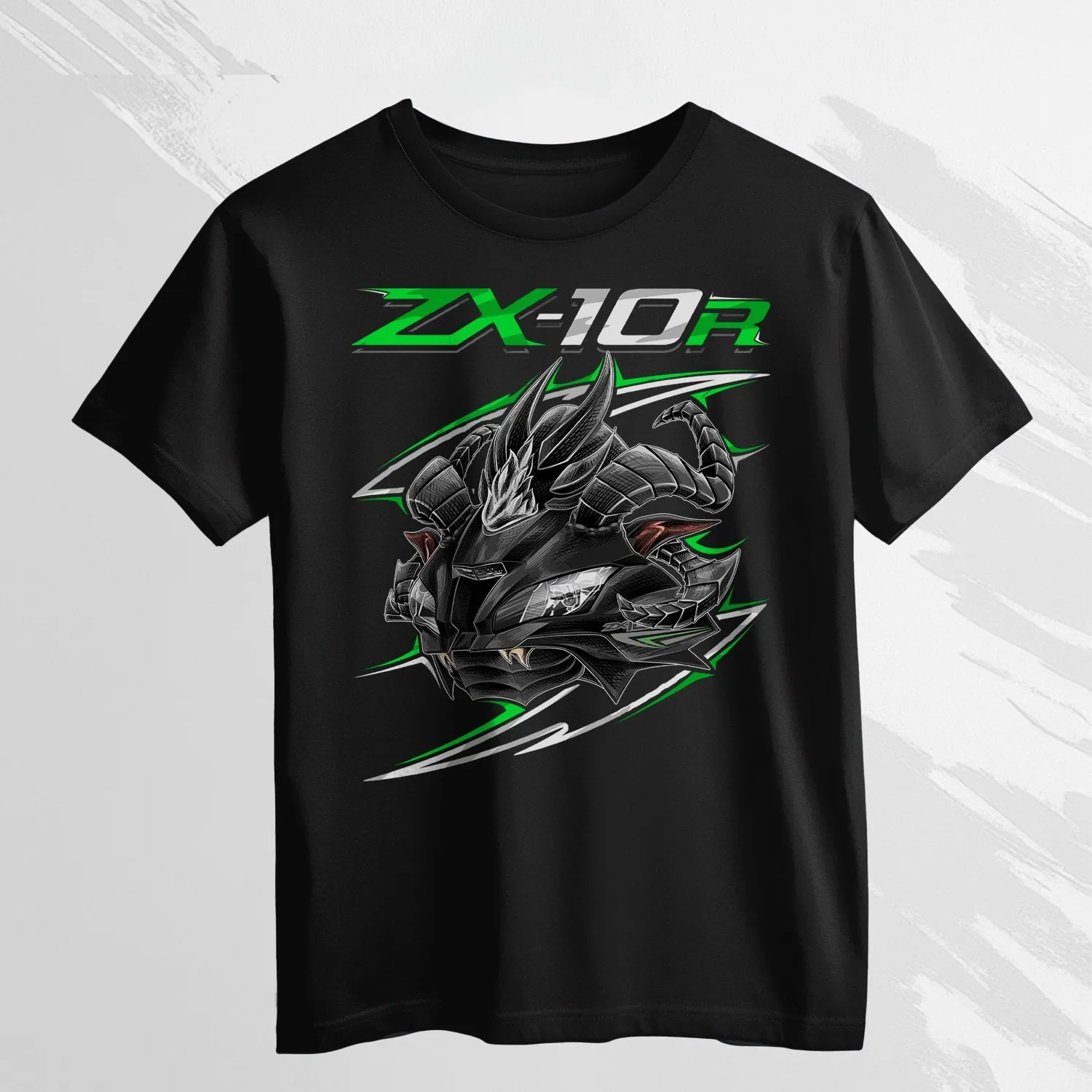 Japan Ninja ZX-10R 2016-2020 Sport Motorcycle T-Shirt 100% Cotton O-Neck Short Sleeve Casual Mens T-shirt Rider Streetwear