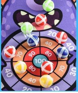 Mainan Permainan Olahraga Target Papan Dart Bola Lengket untuk Anak-anak Mainan Pesta Luar Ruangan Target Permainan Papan Edukasi Lempar Bola Lengket 10 game target penjualan terbaik - №