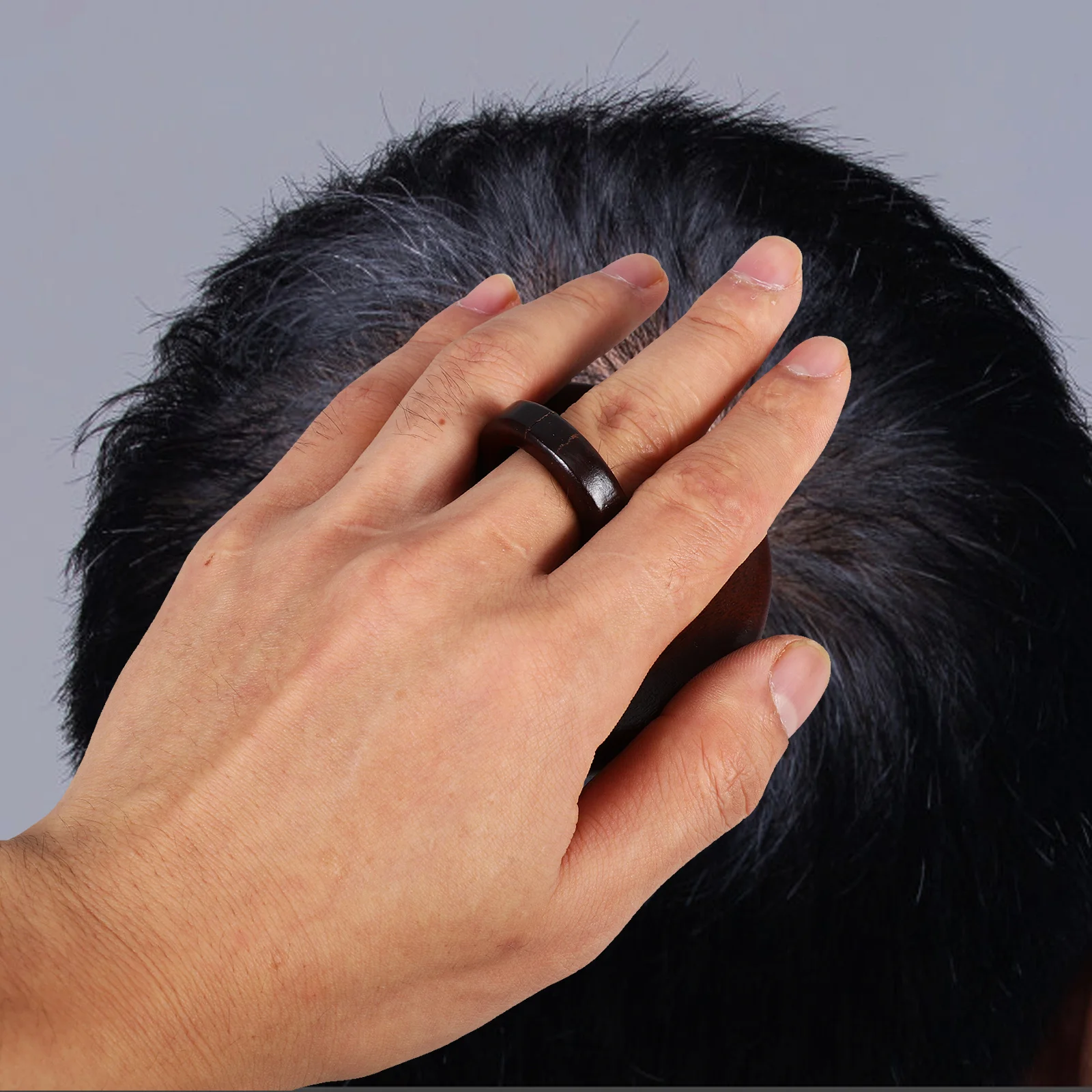 

Массажер для волос с широкими зубьями, расческа для кожи головы, деревянный инструмент для массажа головы для удаления сухой кожи головы, перхоти и распутывания волос