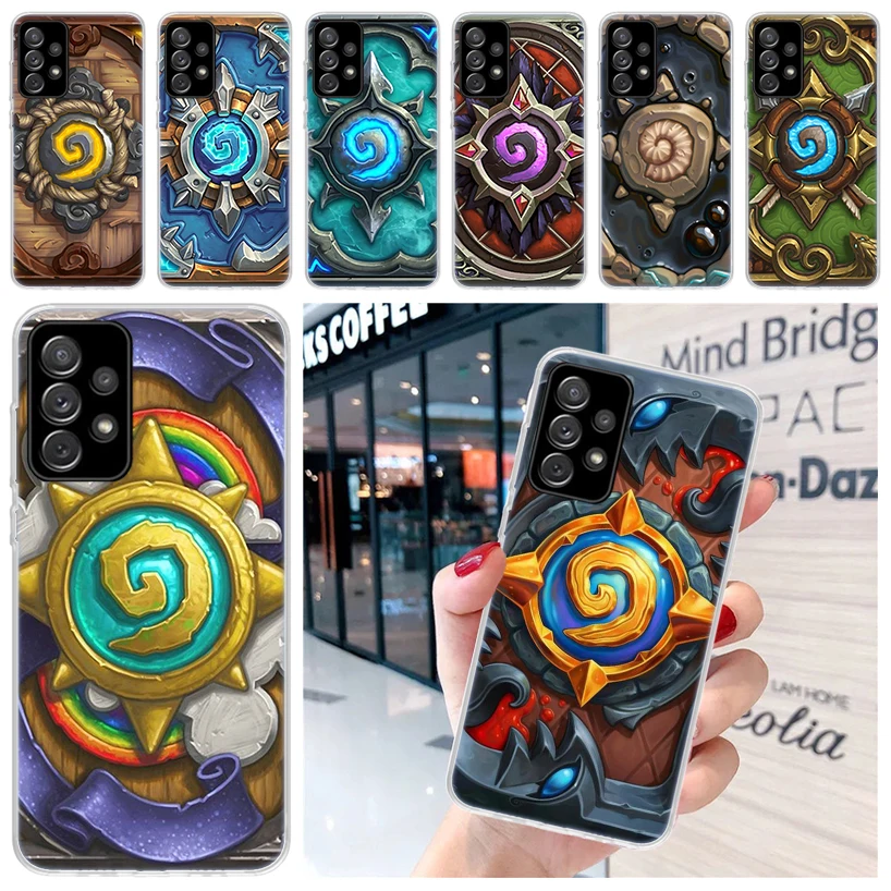 Game Hearthstone Classic Soft Phone Case for Samsung A55 A54 A53 A52 A15 A14 A13 A12 A25 A24 A23 A22 A35 A34 A33 A32 A03S A05S A