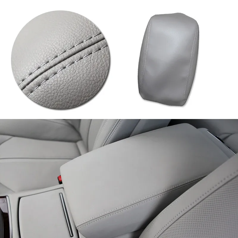 Leather Trim Accessories For Audi A6 2012 2013 2014 2015 2016 2017 2018 Car Interior Center Console Lid Armrest Box Cover