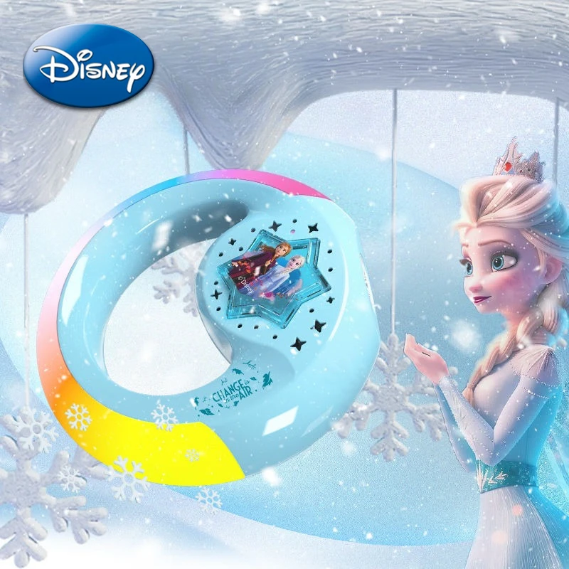 

Машина для нагнетания пузырей Disney Frozen для детей, пистолет с подсветкой принцессы Анны и Эльзы со светодиодным браслетом, уличные игрушки для пузырей