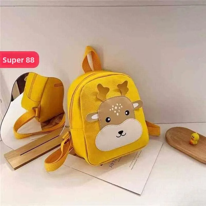 

Children's Cartoon Backpack 2025 New Style Anime Boys' School Bag Cute Girls' Bookbag Baby Kindergarten Bag Casual Simple Style