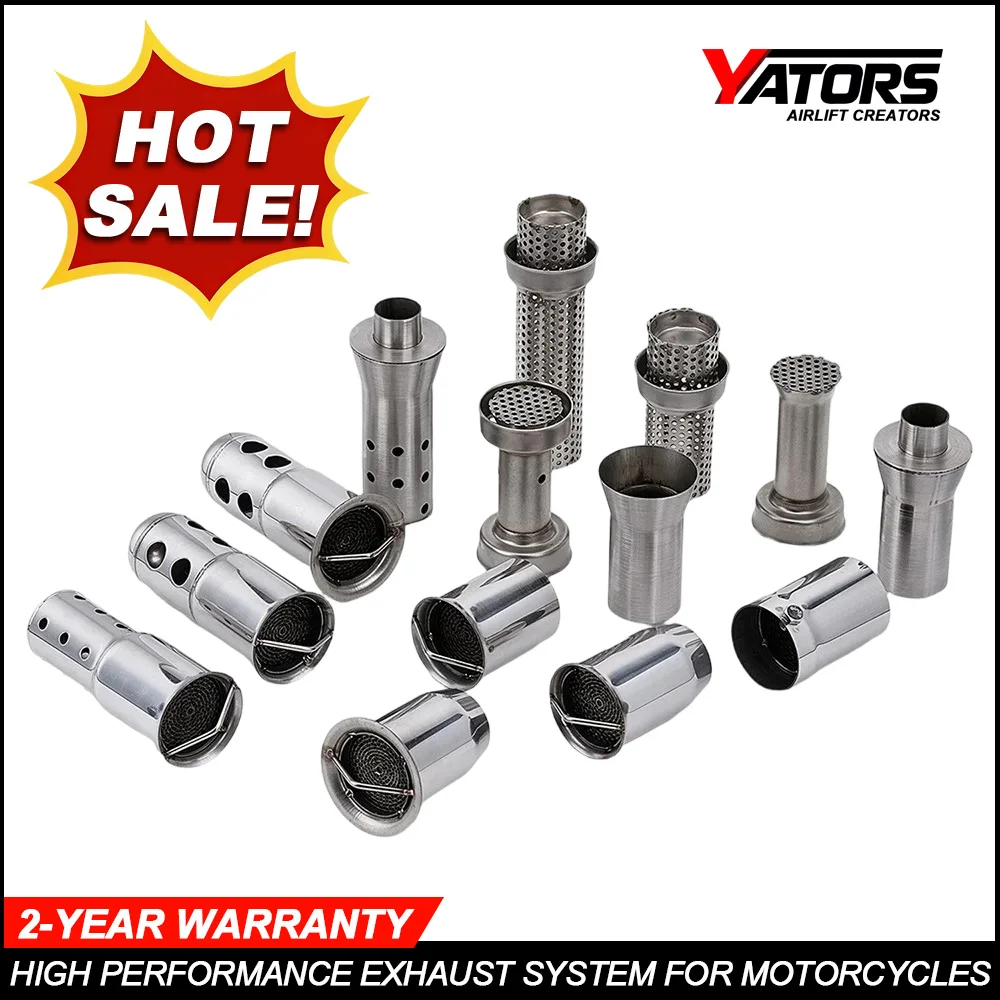 

Slip On Universal Motorcycle 51mm 60mm DB Killer Catalyst Noise Sound Eliminator Exhaust Flow Moto Escape Muffler