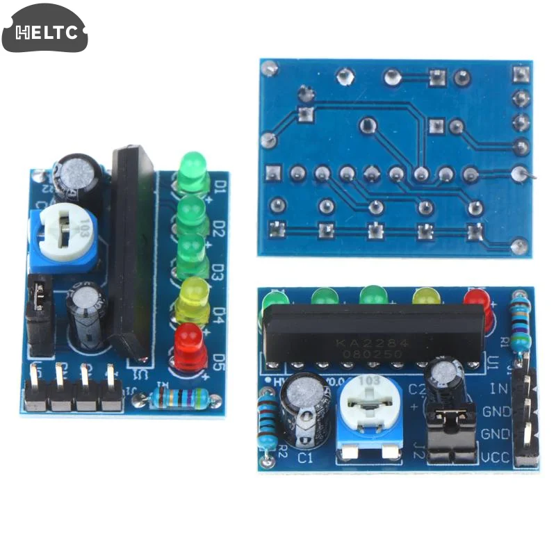 1/2/3Pcs KA2284 Power Audio Level Indicator Module Battery Capacity Indicator Red Green LED For Voltmeter Volume VU Meter