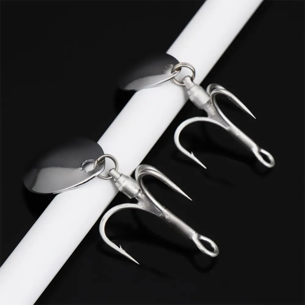 HOT Back Thorn Sharp Turn Ring Sequins Jigging Bait Fishing Hook with Sequin Carbon Steel