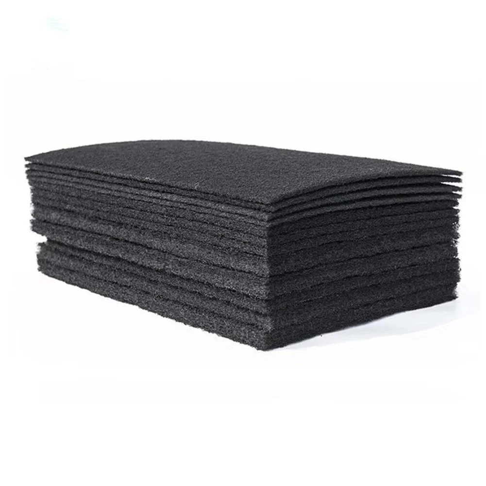 Carbon Impregnated Cotton Filter for Range Hoods 570 x 470 x 3 mm Trim to Fit for Ongoing Smoke and Cooking Smell Mitigation