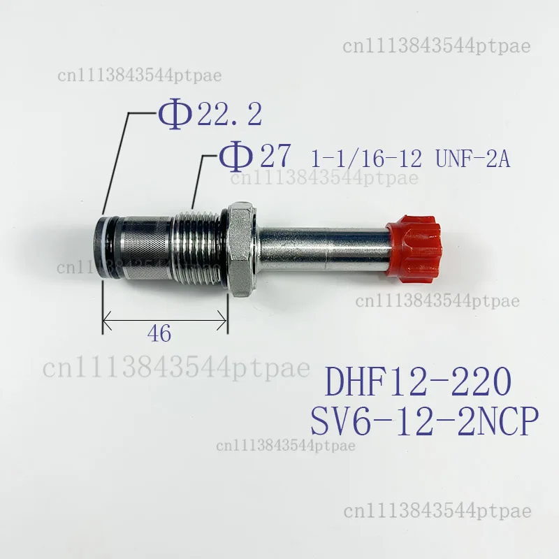 Dhf12-220/sv12-20/sv12-2ncp two-slot two normally closed threaded cartridge solenoid valve