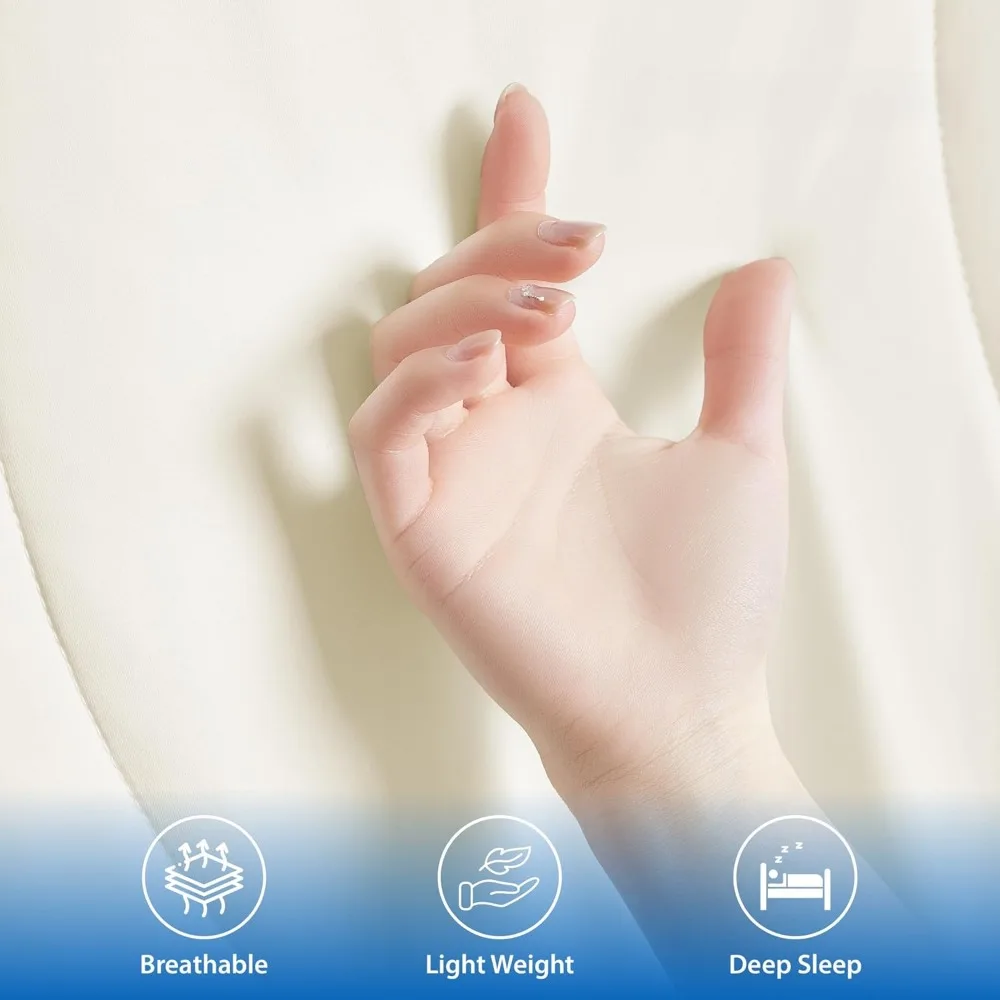 Manta refrescante de tamaño doble para personas calientes: edredón de verano ligero y transpirable con Q-Max 0,4