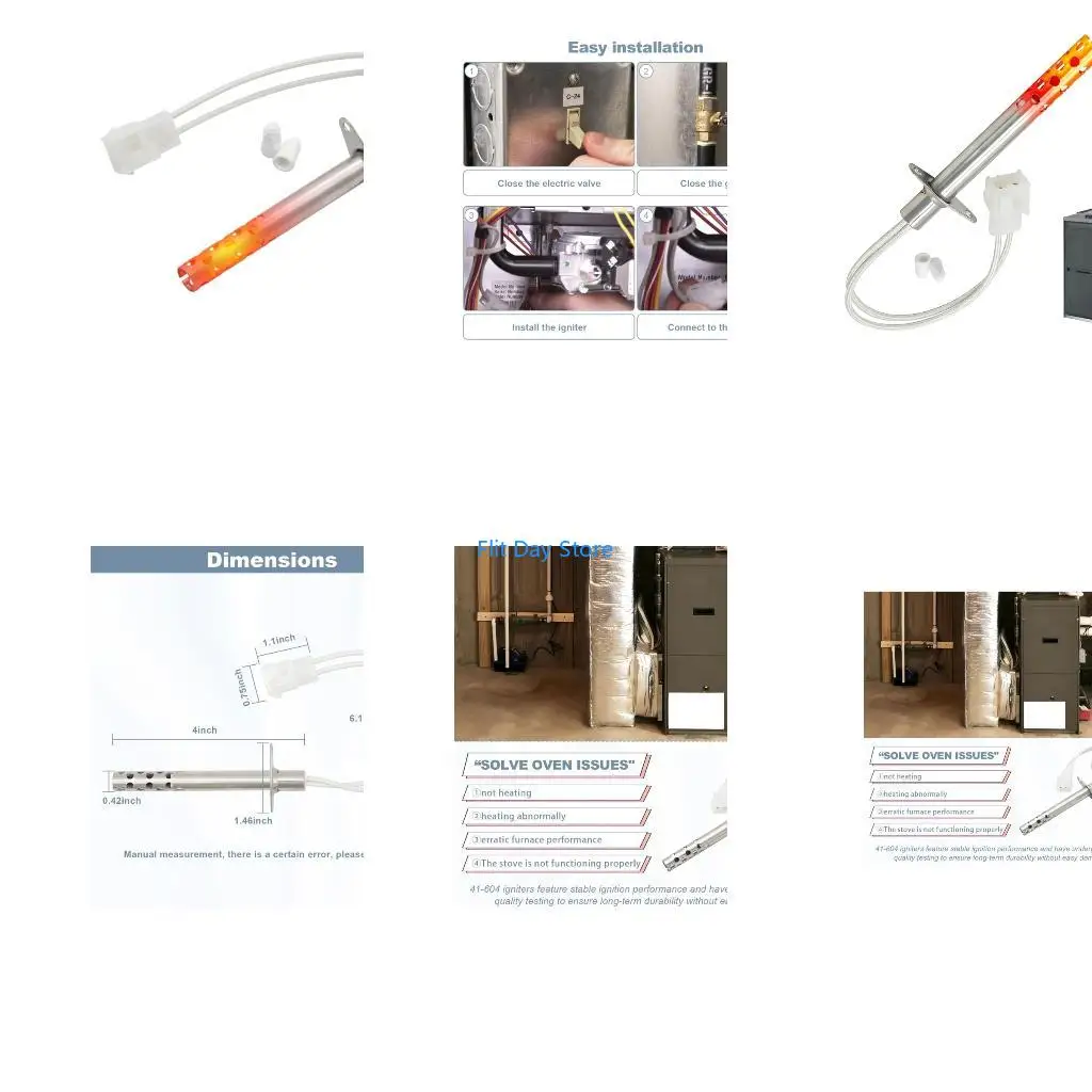 F92C Universal Replacement 41-604 Ignitors Compatibles With Multiple Part Number Easy To Install Without Tool