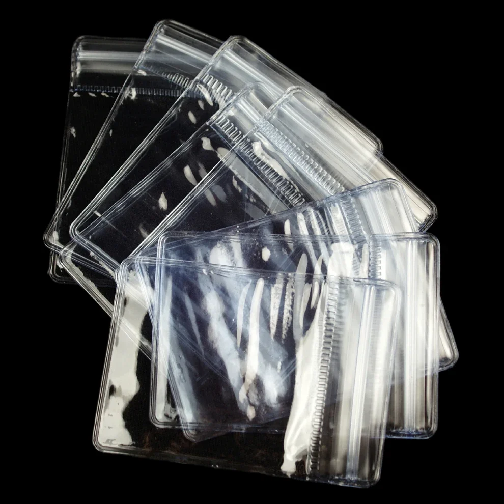 PVC Bags Clear Thick Small Zip Lock Plastic Bags Reclosable Resealable Zipper 5X7cm Packaging 10/20Pcs  Bags