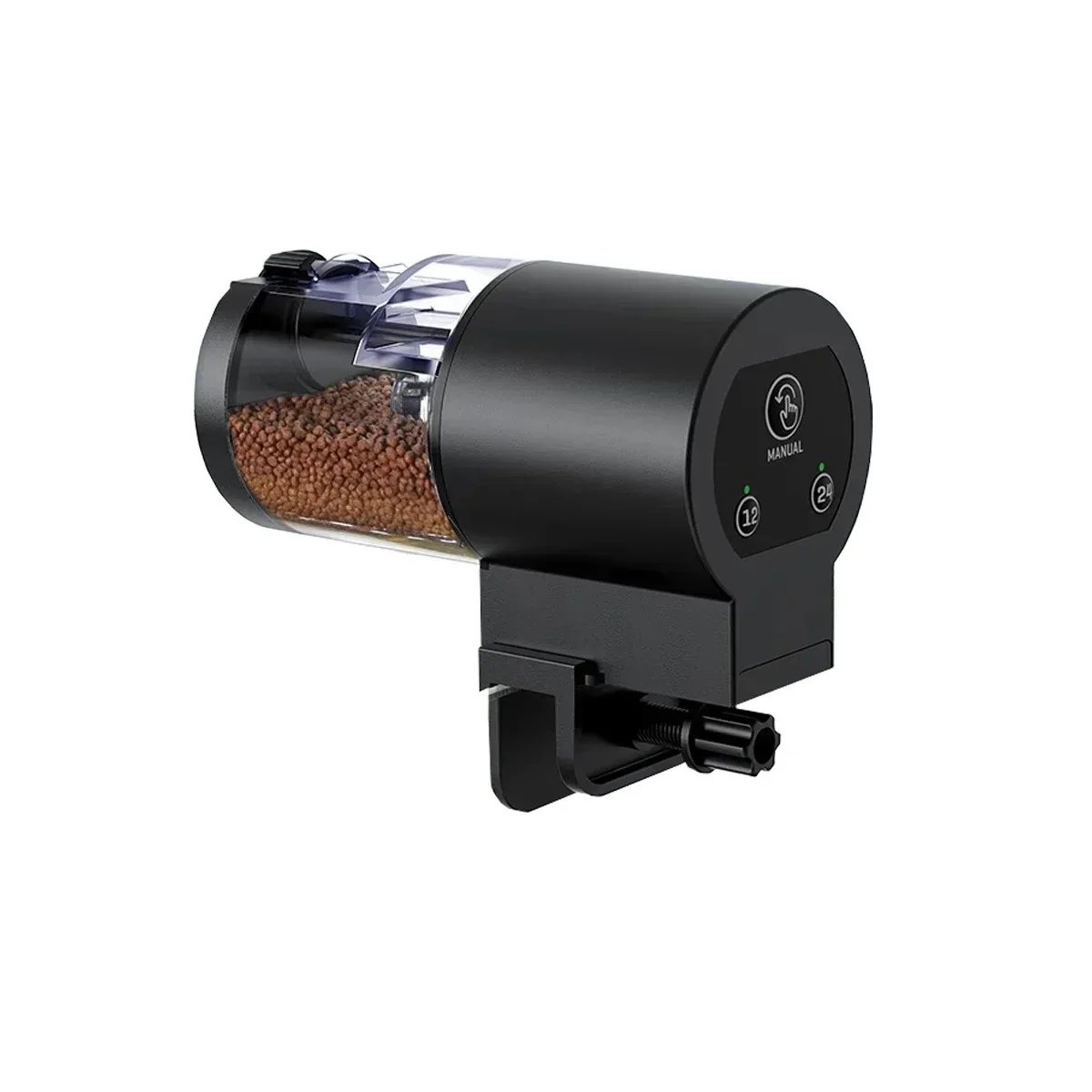 Automatische Visvoeder met Timer IP66 Waterdichte Automatische Visbakvoeder 100ml Capaciteit Voedseldispenser voor Vissen/Schildpadden - afbeelding 2