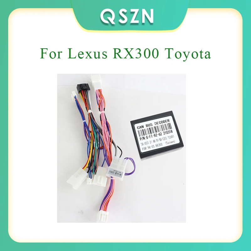 

Car Radio Canbus Box G-FT-RZ-62 For Lexus RX300 1997-2003/Toyota Harrier Wiring Harness Power Cable