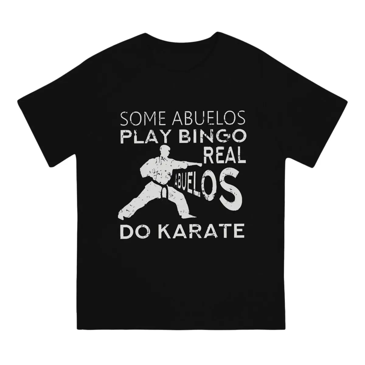 Karate Martial Arts Polyester TShirt for Men Abuelos Do Humor Leisure Sweatshirts T Shirt High Quality New Design