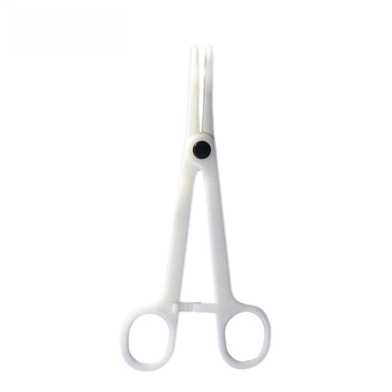 Perforation auxiliary tool disinfection bag disposable round mouth oblique mouth triangular puncture forceps for human puncture