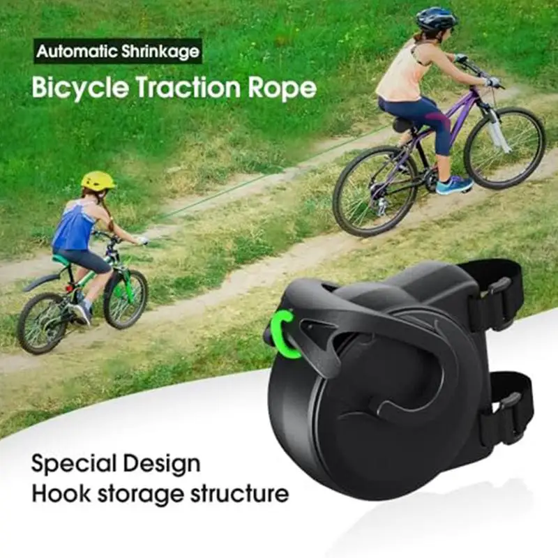 Road Bike Portable Tow Rope Bicycle Pull Rope Elastic Cycling Straps For Parent-Child Mountain Biking Bicycle Towing Supplies