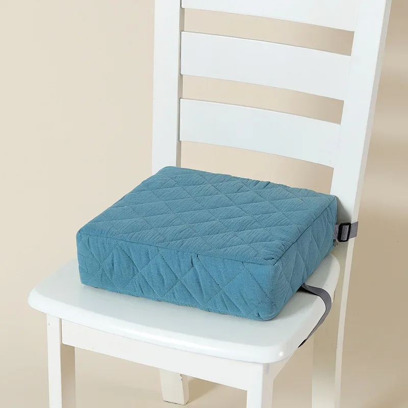 Chair Pad Cushions Child Baby Dining Chair Booster Cushion Premium Leather Case Removable Washable Comfortable Soft Seat Cushion