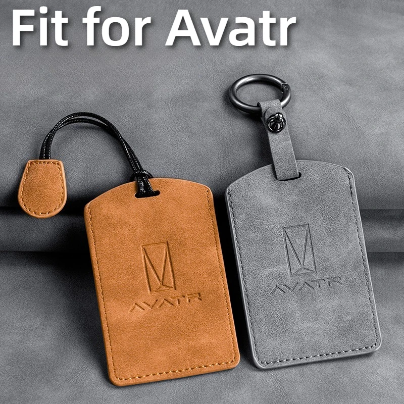 

Fit For Avatr 06 07 12 11 Car Key Card Holder NFC Smart Card Case Suede Protective Shell