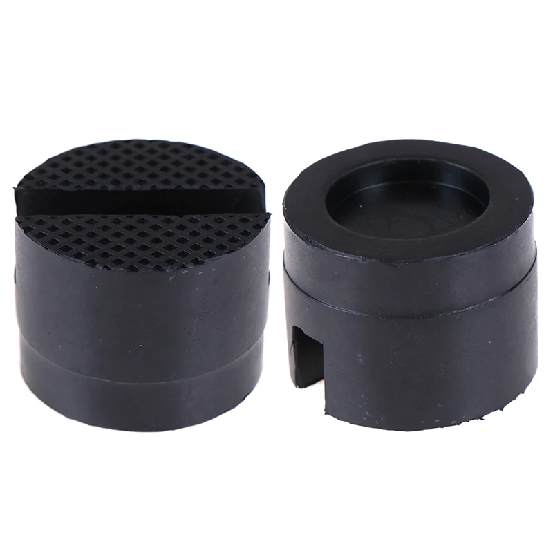 New Universal Car Slotted Frame Rail Jack Adapter Lift Rubber Pad Floor Stand Holder Protector