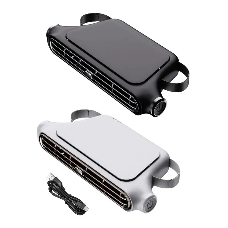 

Car Headrest Cooling Fan 3000mAh Small Air Conditioner 3 Speeds Adjustable Electric Air Fan Protable Summer Car Accessories