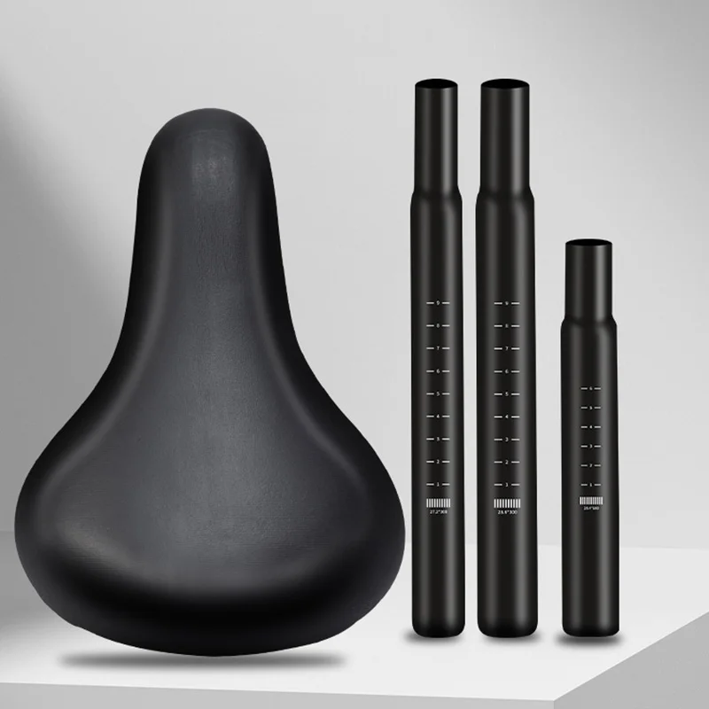 مقعد دراجة للأطفال، مقعد سكوتر، مقعد سرج، توازن فرعي، وسادة ناعمة سميكة، حقيبة مقعد، ملحقات عربة الأطفال