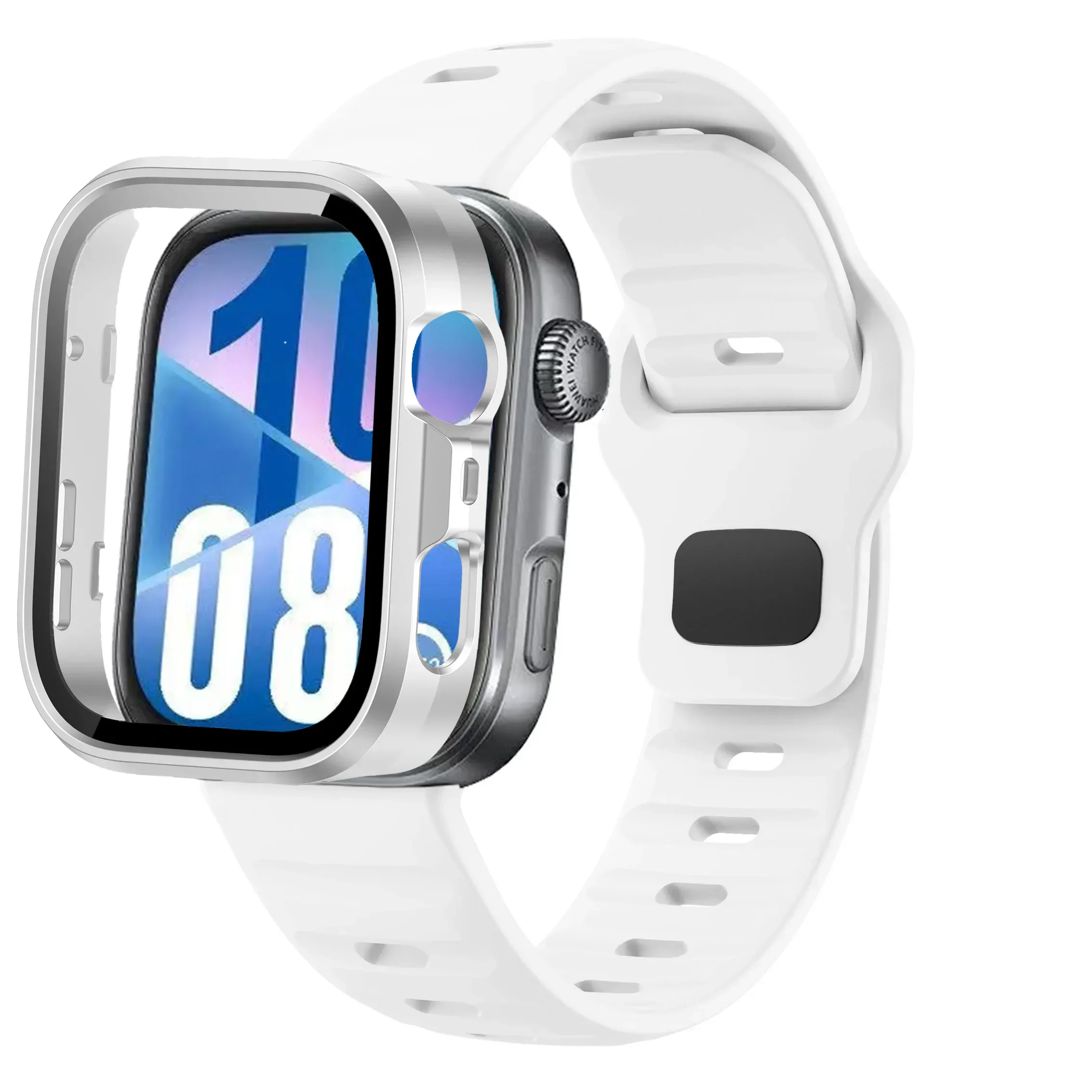 Huawei Watch Fit 4/3/4 Pro用PCケース スポーツブレスレット リストバンド 耐衝撃保護シェル シリコン製ウォッチバンド