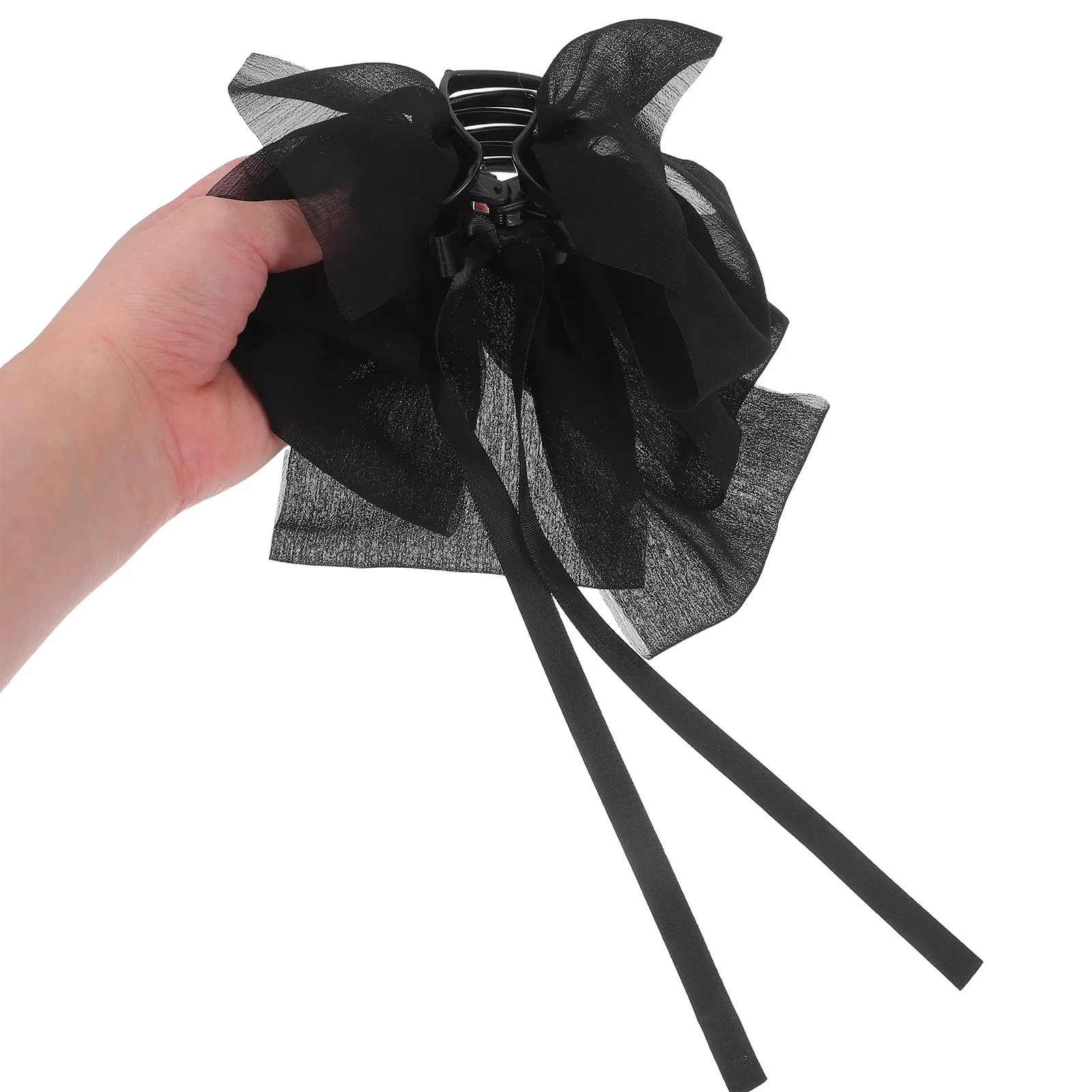 

2Pcs Elegant Mesh Bowknot Hair Claw Clips for Women Fashion Hair Accessories Styling Weddings Parties Daily Wear