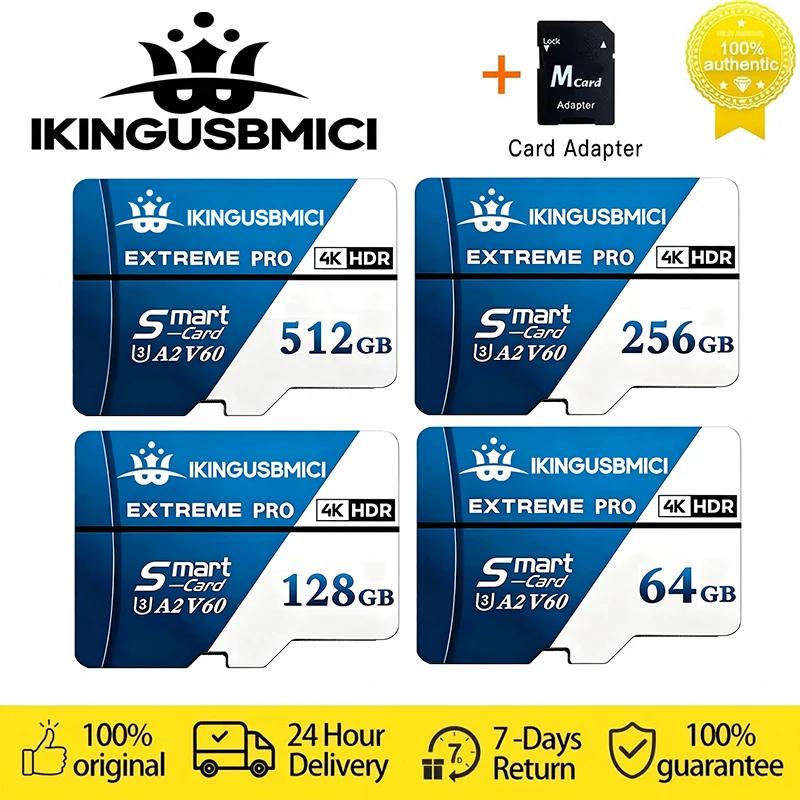 32GB 512GB 64GB 128GB Rugged Micro TF SD Card Memory Card SD Cards TF Cards for Tablet/Laptop/PC/Smart TV/Gaming Console/Toy