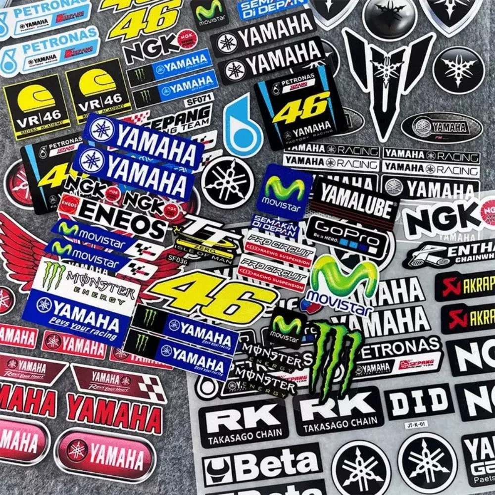 High Quality Reflective Color Motorcycle Stickers Suitable for Car Modification Motorcycle Fuel Tank Helmet Decorative Stickers