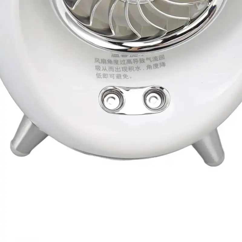 مروحة مكيف صغيرة محمولة برودة المرطب مروحة التبريد مع مصباح الليل مكتب المنزل USB شحن مروحة التبريد