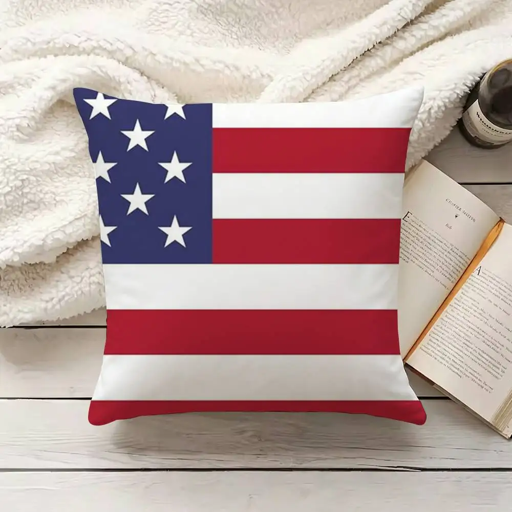 Global World Countries Flags Art Collection Pillow Cover Sofa Cushion Cover Home Room Decoration Children Gift