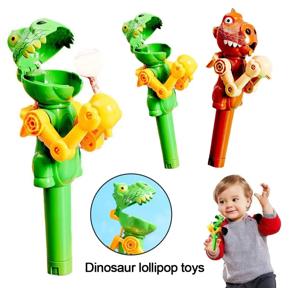 Dustproof Snack Holder Toy For Children Lollipops Case Lollipop Robot Holder Dinosaur Shape Candy Storage
