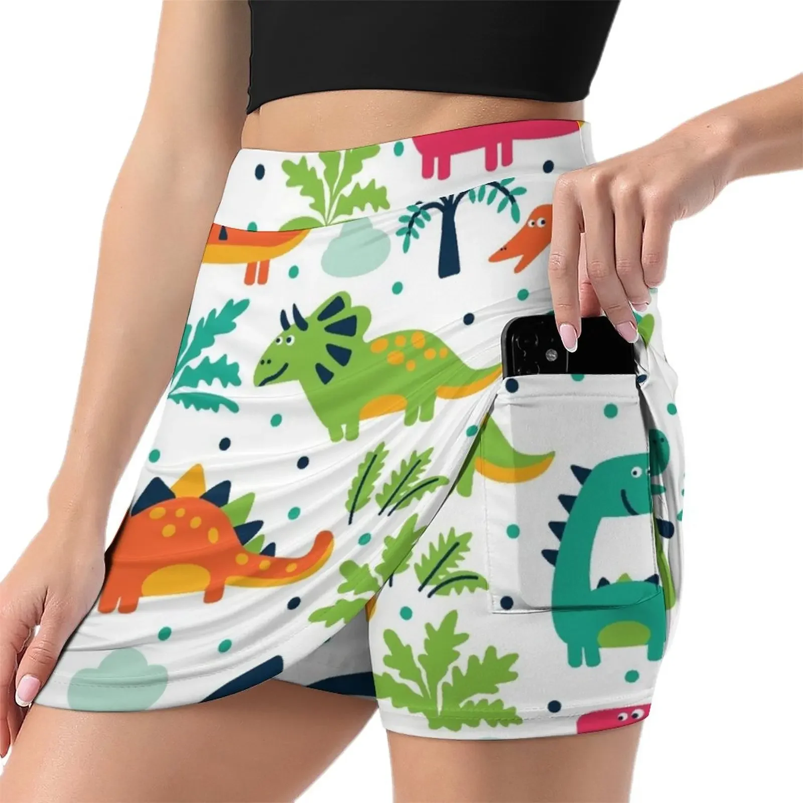 Dinosaur Print Cute ABDL adult Baby for Littles AWC Mini Skirt korean style skirt skirts