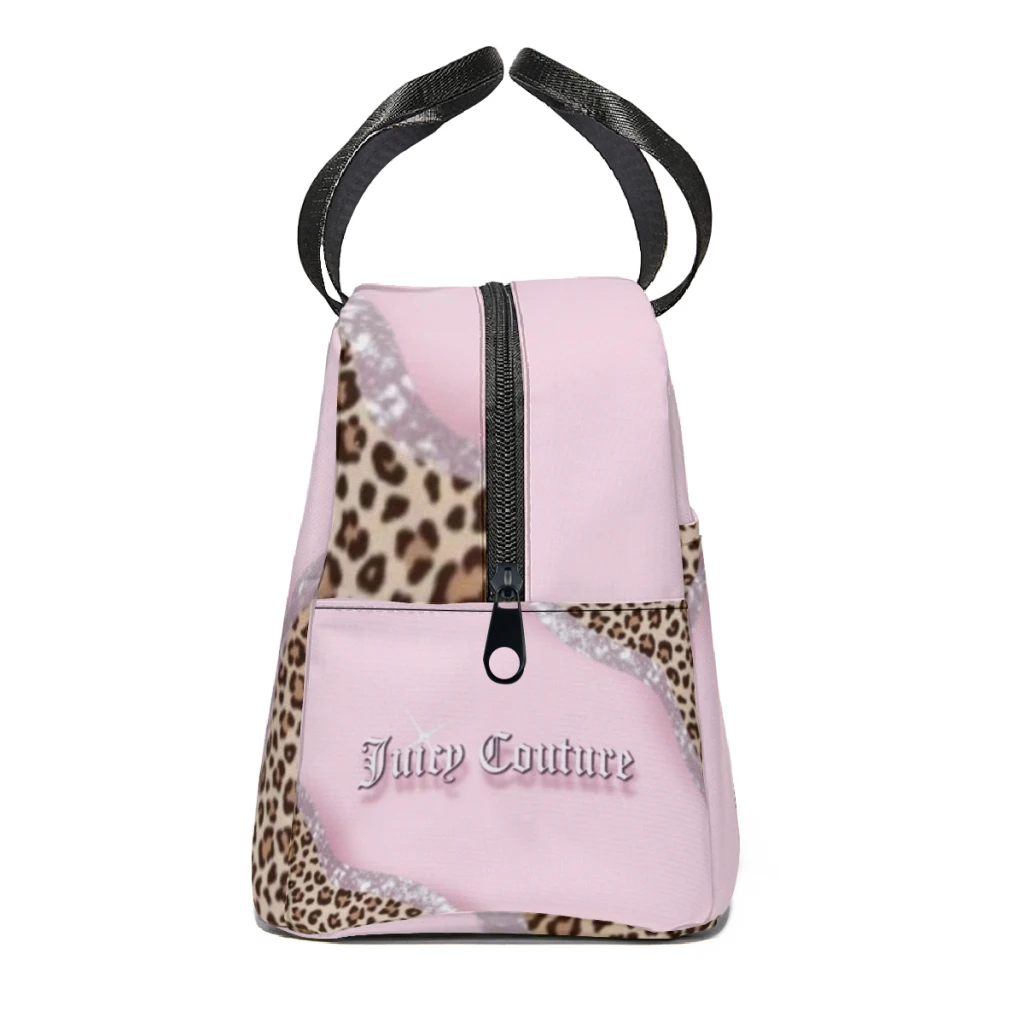 Hot-Sale-Like-Juicy-Couture-Style Lunch Bag for School Waterproof Picnic Thermal Cooler Insulated Lunch Box Women Kids Tote Bags