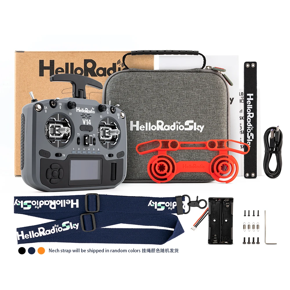 HelloRadioSky V14PRO & V14MAX with Hall Gimbal AI Voice Assitant and Foldable T Antenna