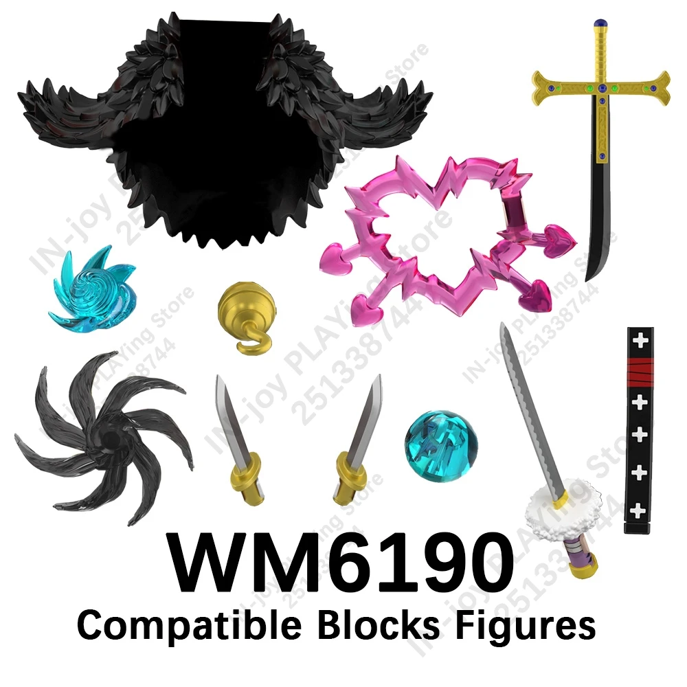 WM6190 Compatible With Action Figures Parts WM2770 WM2771 WM2772 WM2773 WM2774 WM2775 WM2776 WM2777 Blocks Accessories Kids Toys