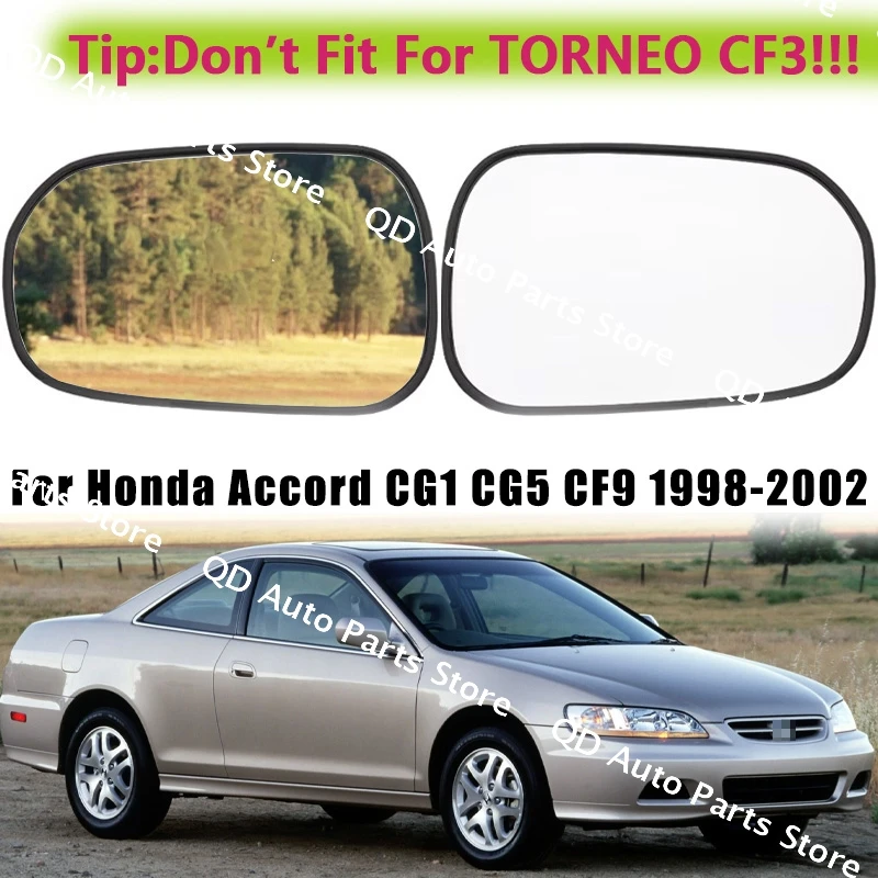 

For Honda Accord CG1 CG5 CF9 1998-2002/Honda Accord Coupe CG4 Left Right Outer Rearview Mirror Glass Lens Without Heating