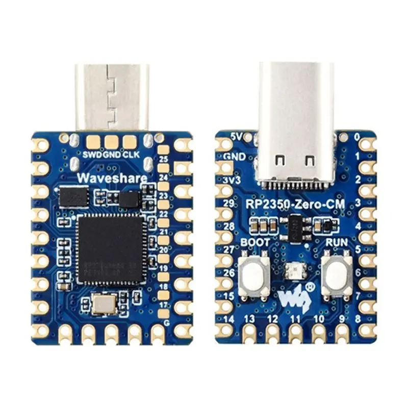 FEDI-Waveshare 2PCS RP2350-Zero Mini Development Board