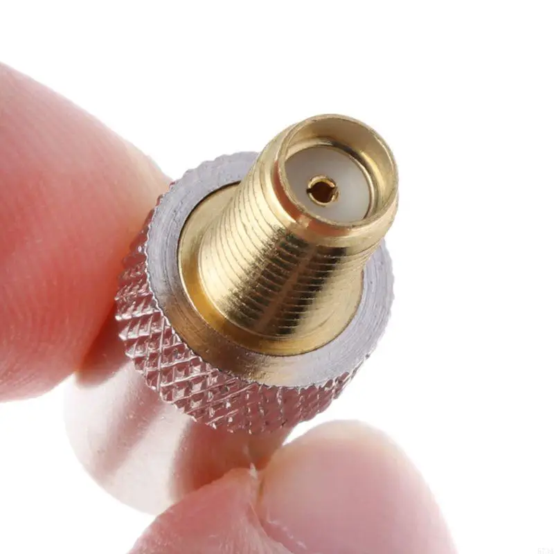 573A SMA femenino a IEC Male Coaxial Adapter Conector RF Nickel