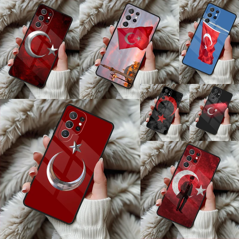 turkey turkish flag Phone Case For Samsung Galaxy S24 S25 S26 Ultra S22 S23 Plus S21 S20 FE Note10 TPU Cover