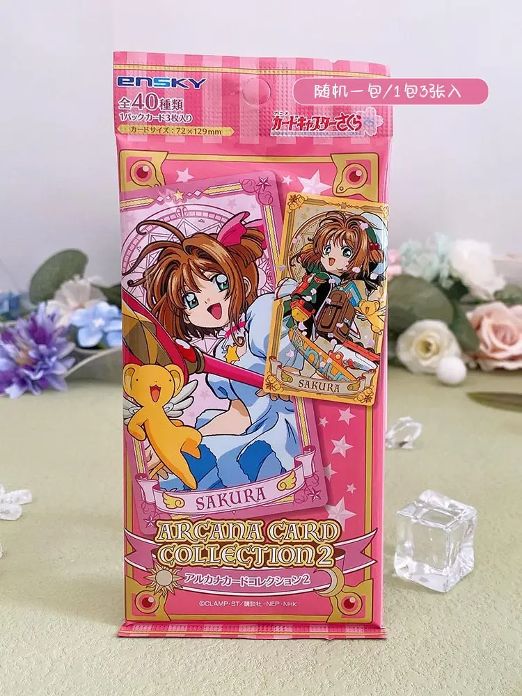 In Stock Ensky Original Arcana Card Collection 2 Cardcaptor Sakura Anime Figure Toys For Kids Gift Ornaments