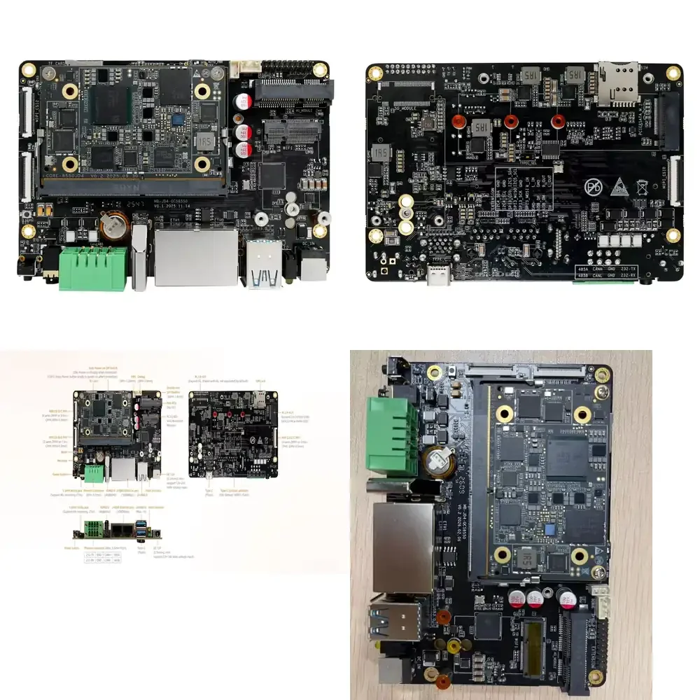 

for GGDX AIO-8550JD4 AI motherboard for commercial use 48TB storage 8K encoding decoding low power consumption QCS8550 chip