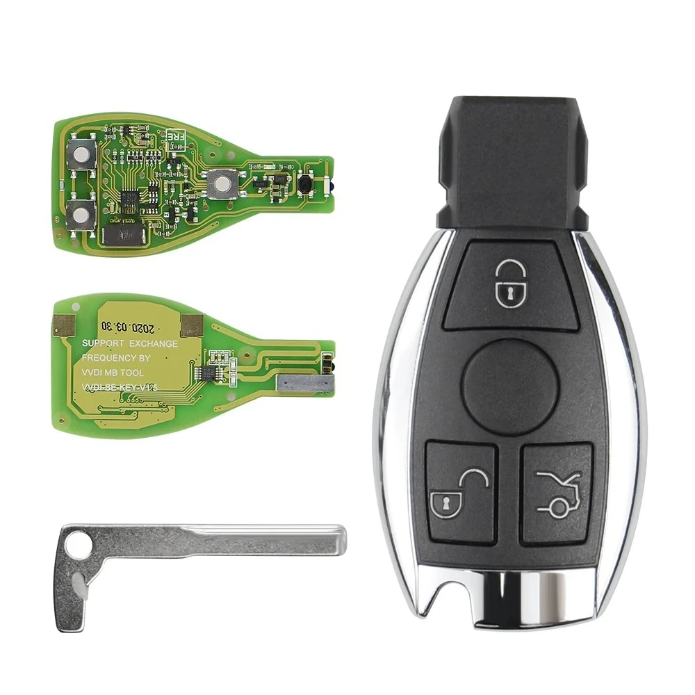 Smart Key Shell With Logo Can  MB BGA token VVDI BE Key Pro For Be-nz V1.5 PCB Remote Key Chip Improved Version