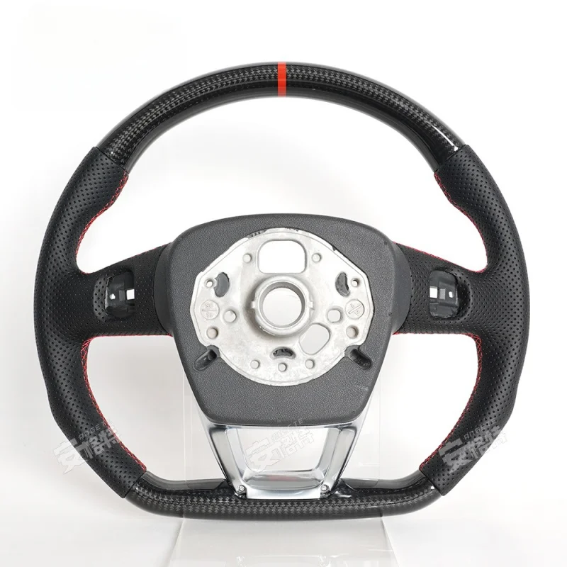 

For Audi A3/A4/A5/A6/Q5/Q6/Q7/Q8 (2010-2021) Carbon Fiber Steering Wheel (Modification Replacement Part)