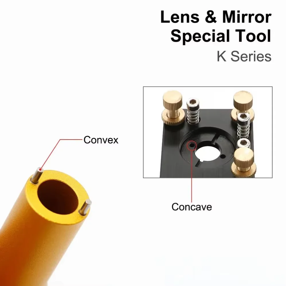 K40 Laser Head Repair Tool for Lens Tube Lock Nut & Reflector Fixing Nut Installation