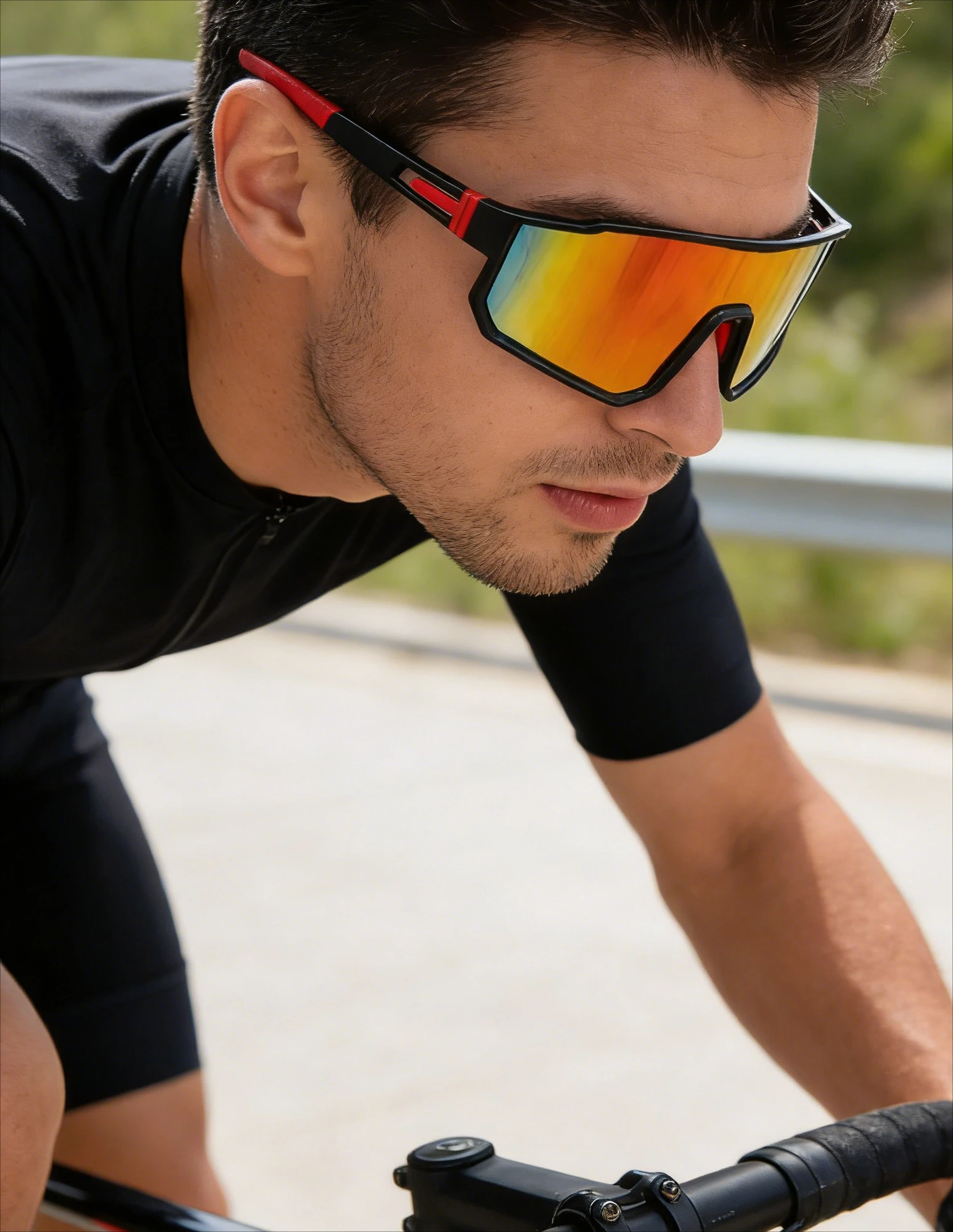 

Unisex UV400 Sports Sunglasses - Anti-Ultraviolet Eyewear for Cycling, Mountaineering & Road Driving
