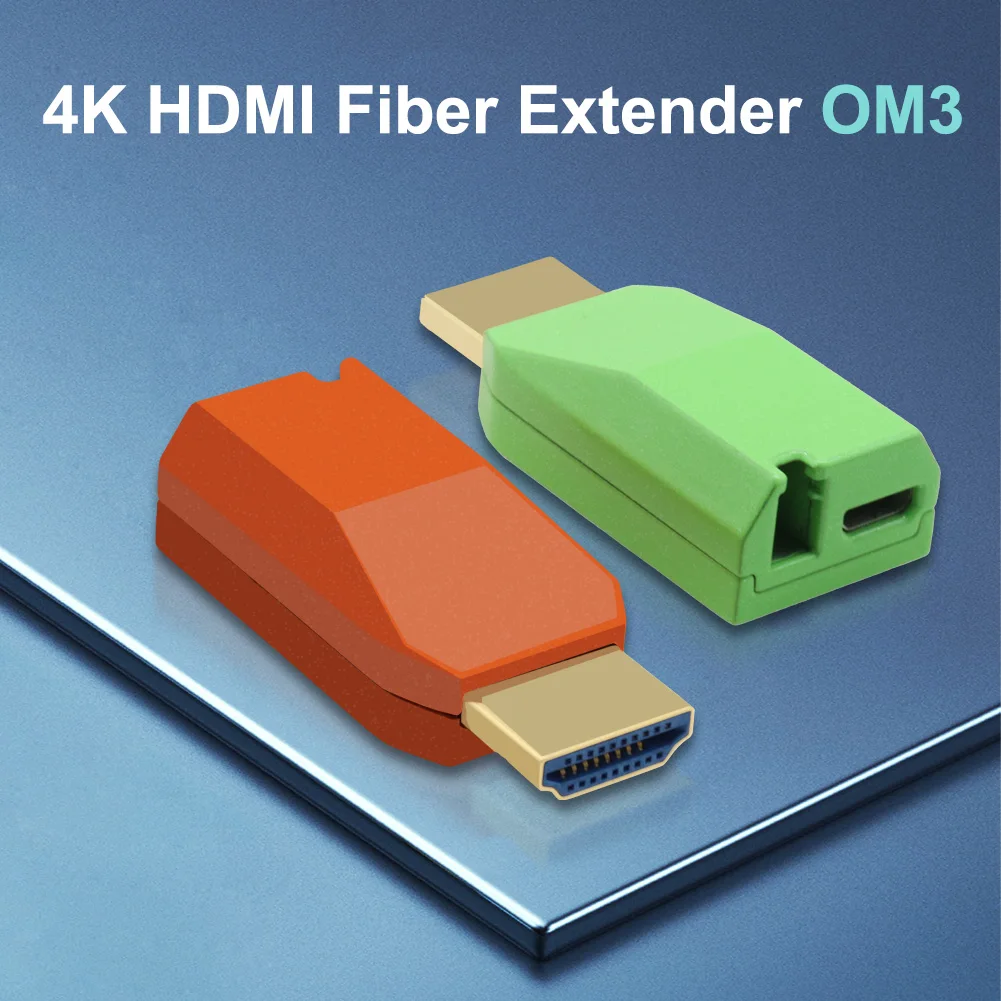 Mini 4K x 2K @ 30Hz/60Hz 10.3Gbps HDMI Over Fiber Converter OM3 multimodale HDMI 1.4 HDMI 2.0 fino a 300M